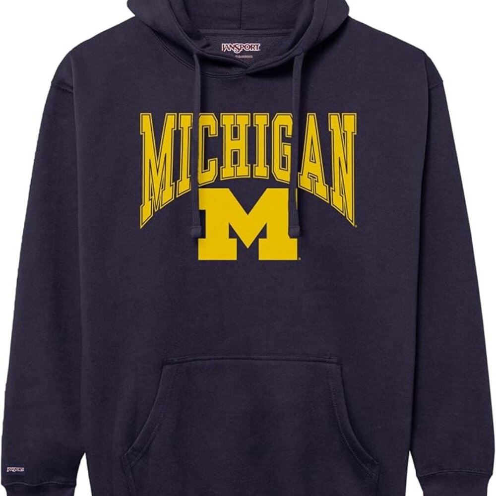 NWT JanSport NCAA Officially Licensed Rival Hoodie, Long Sleeve Sweatshirt Large